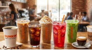 dunkin drinks menu