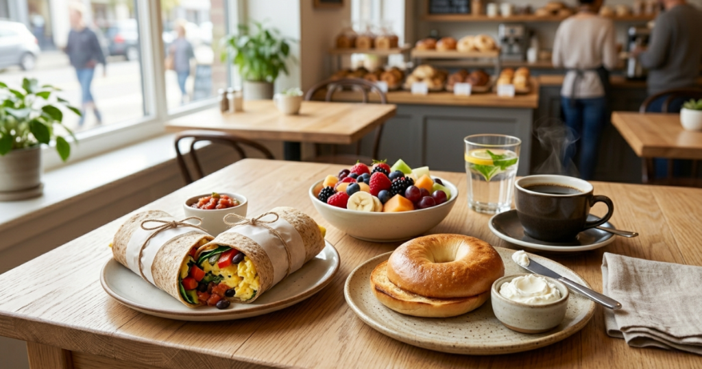 Healthy breakfast options inspired by the Dunkin Donuts menu