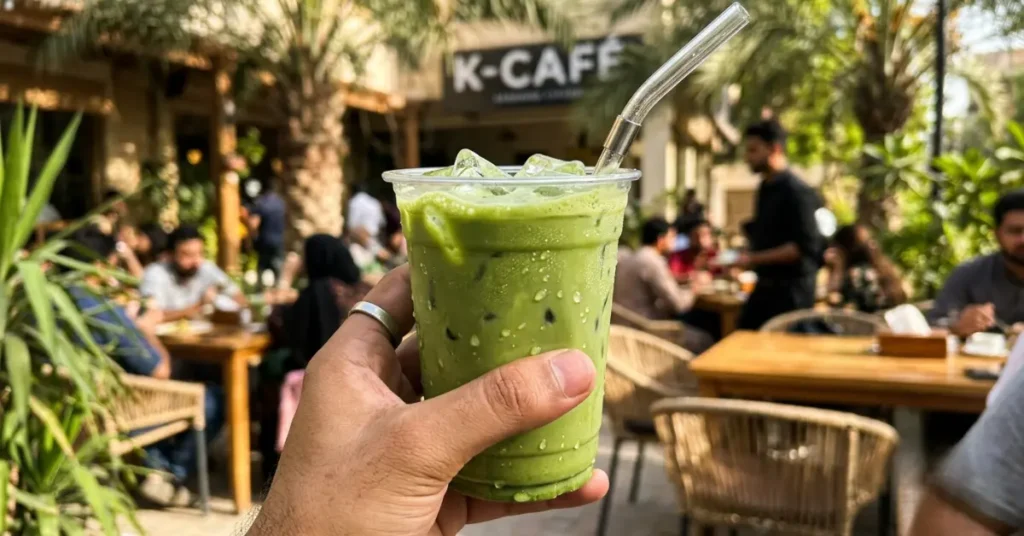 Dunkin Iced Matcha Latte