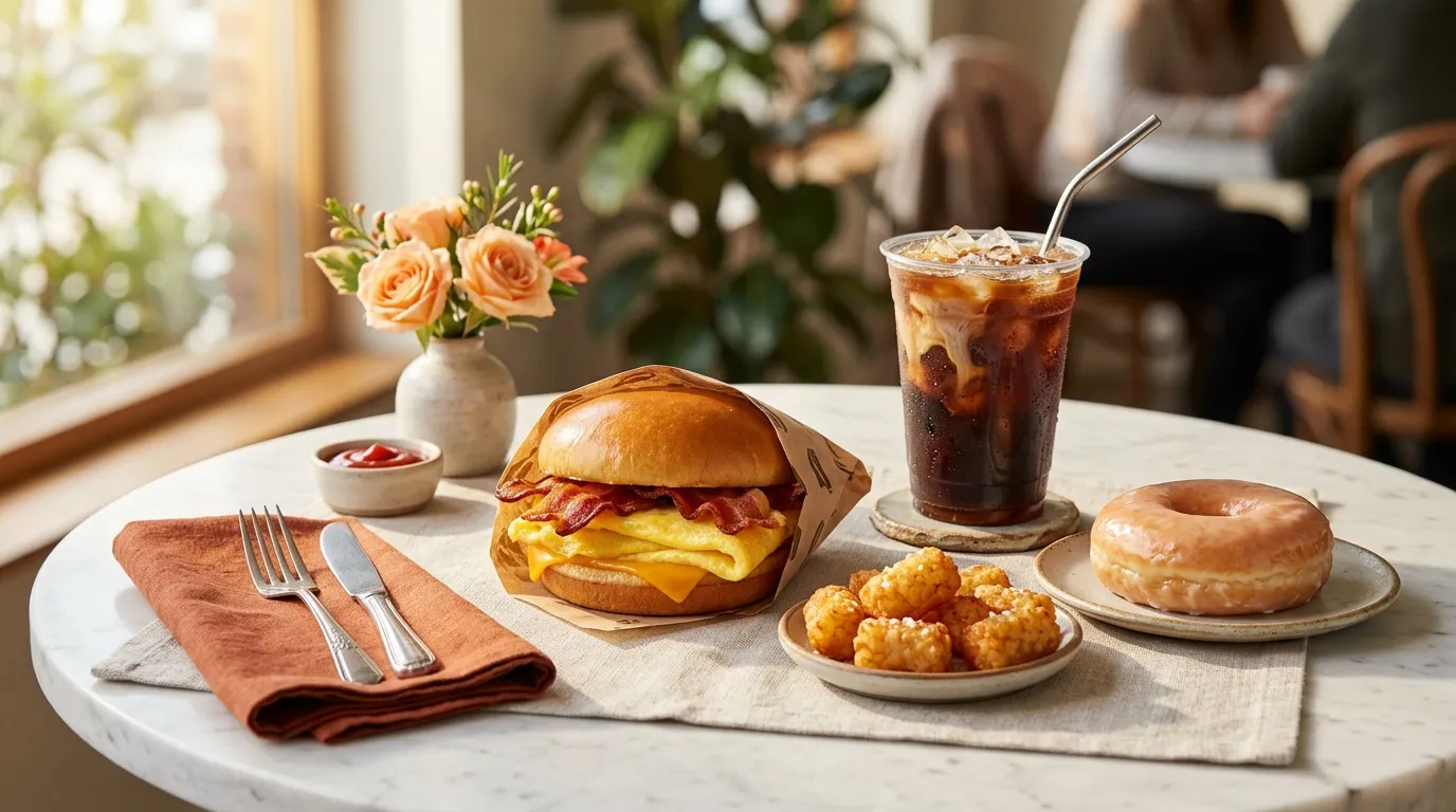 Dunkin combo deals 2026 with coffee breakfast sandwich hash browns and donut